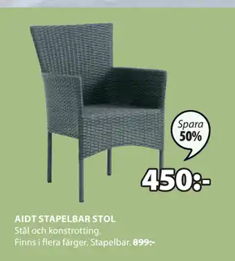 JYSK AIDT STAPELBAR STOL erbjuda