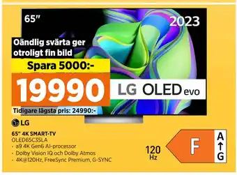 Power 65 4K SMART-TV erbjuda