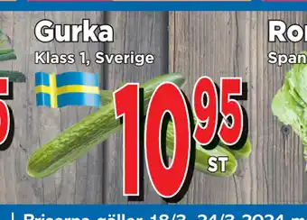 Supergrossen Gurka erbjuda