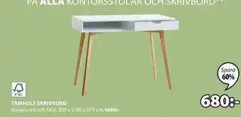 JYSK TAMHOLT SKRIVBORD erbjuda