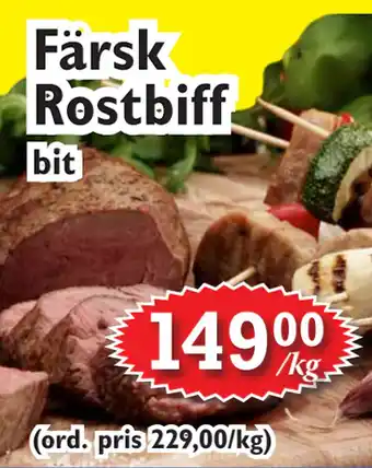 T-jarlen Färsk Rostbiff erbjuda