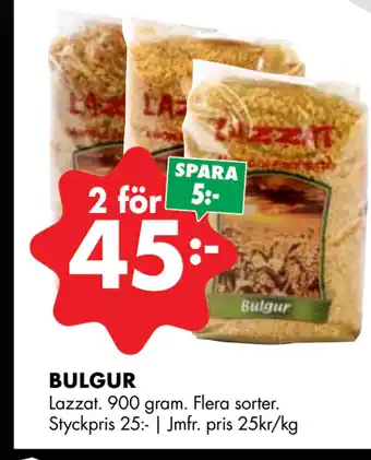 ÖoB BULGUR erbjuda