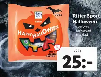 Lidl Ritter Sport Halloween 300 g erbjuda