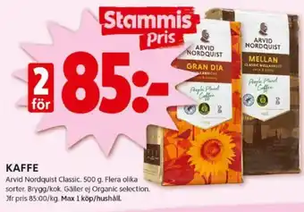 ICA Kvantum KAFFE erbjuda