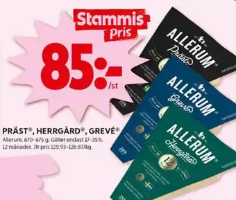 ICA Kvantum PRÄST, HERRGÅRD, GREVÉ erbjuda