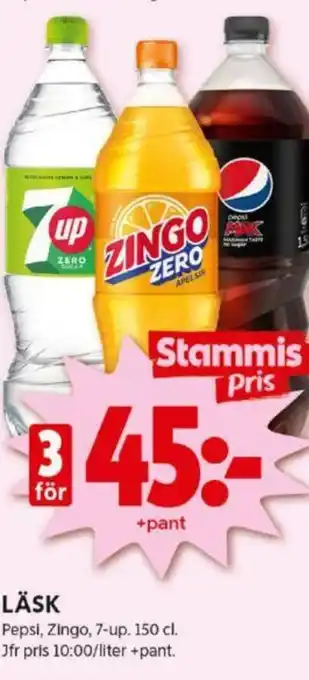ICA Kvantum LÄSK erbjuda