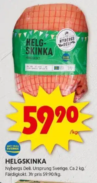 ICA Kvantum HELGSKINKA erbjuda