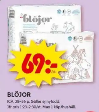 ICA Kvantum BLÖJOR erbjuda