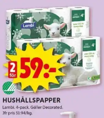 ICA Kvantum HUSHÅLLSPAPPER erbjuda