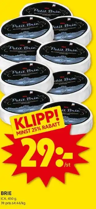 ICA Kvantum BRIE erbjuda