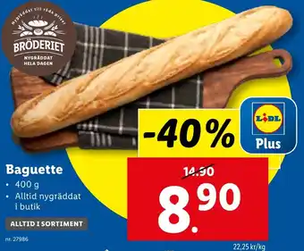 Lidl Baguette erbjuda