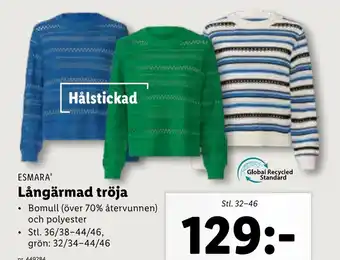 Lidl Långärmad tröja erbjuda