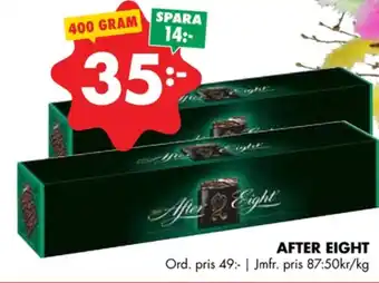 ÖoB After eight chokladask erbjuda