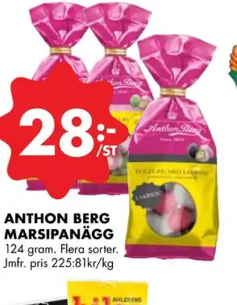 ÖoB Anthon berg påskägg erbjuda