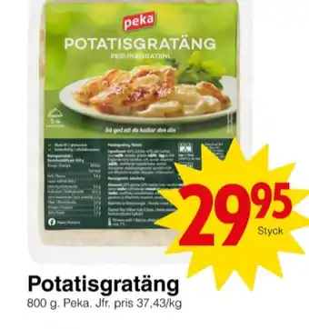 Peka potatisgratäng