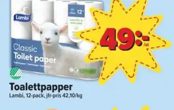 Östenssons Classic toalettpapper erbjuda