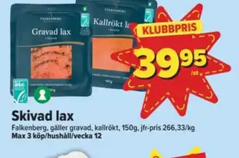 Östenssons Falkenberg seafood lax erbjuda