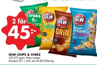 Olw chips dill & gräslök