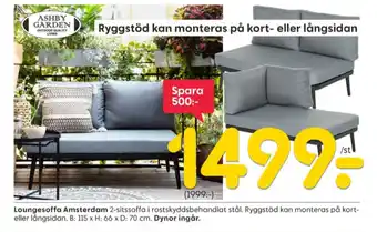 Rusta Ashby garden utesoffor erbjuda