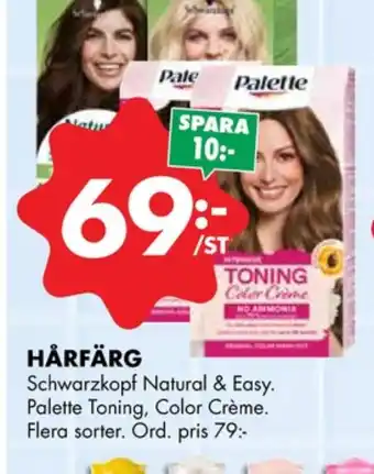 ÖoB Natural & easy hårfärg erbjuda