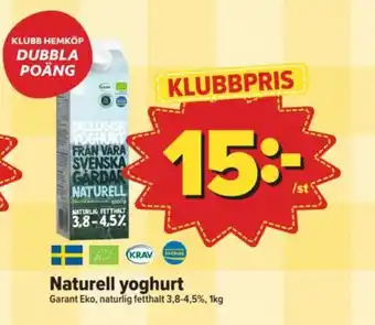 Östenssons Garant yoghurt erbjuda