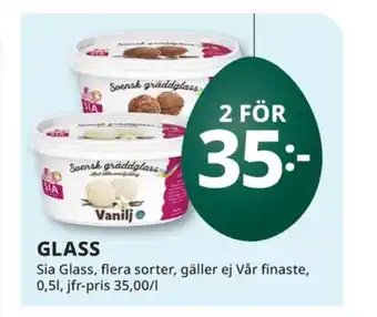 Tempo Sia gräddglass erbjuda