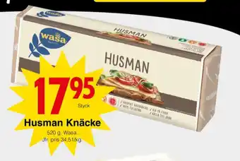 Matöppet Husman knäckebröd erbjuda