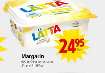 Matöppet Lätta lättmargarin erbjuda