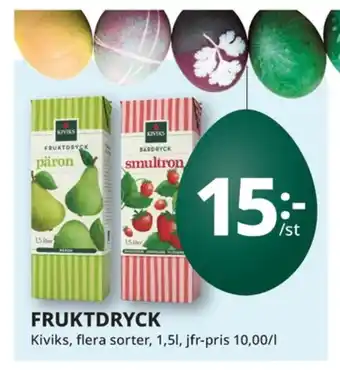 Tempo Kivik fruktdryck erbjuda