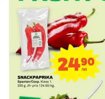 Stora Coop Coop snackpaprika erbjuda