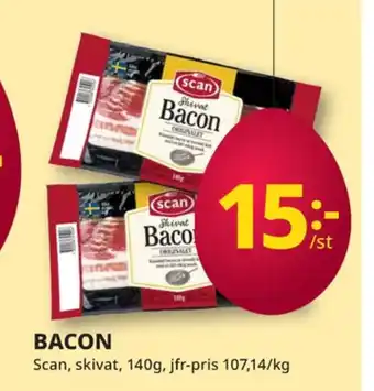 Tempo Scan baconskivor erbjuda