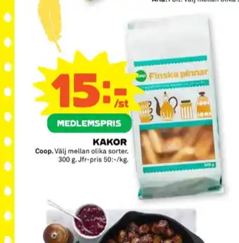 Stora Coop Coop småkakor erbjuda