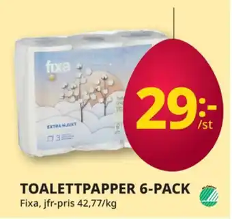 Tempo Fixa toalettpapper erbjuda