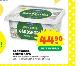 Stora Coop Valio gårdsgoda smörgåsmargarin erbjuda