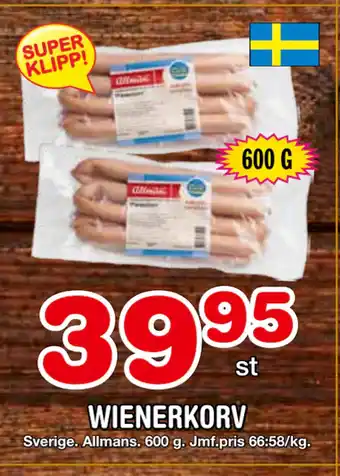 Nya Pulsen WIENERKORV erbjuda