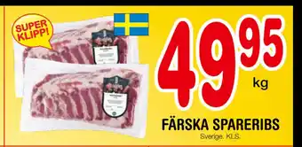 Nya Pulsen FÄRSKA SPARERIBS erbjuda
