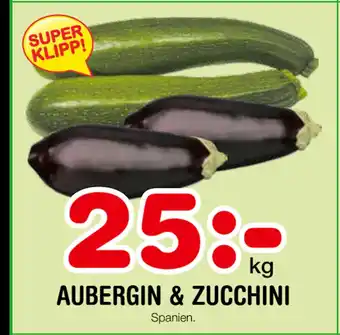 Nya Pulsen AUBERGIN & ZUCCHINI erbjuda