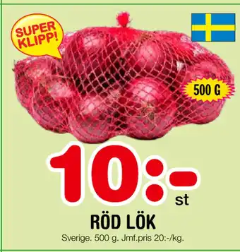 Nya Pulsen RÖD LÖK erbjuda