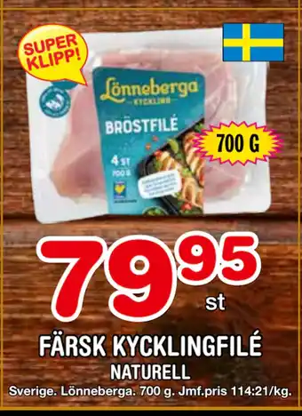 Nya Pulsen FÄRSK KYCKLINGFILÉ erbjuda