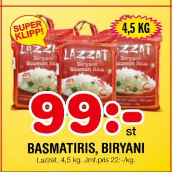 Nya Pulsen BASMATIRIS, BIRYANI erbjuda