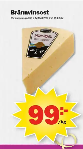 Pekås Brännvinsost erbjuda