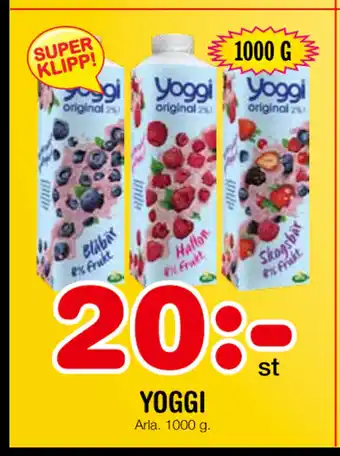 Nya Pulsen YOGGI erbjuda