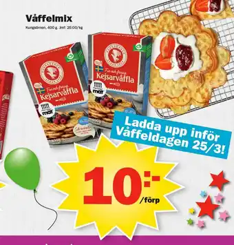 Pekås Våffelmix erbjuda
