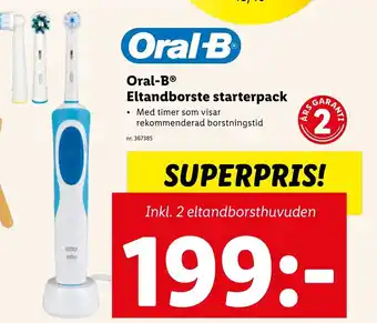 Oral-B Eltandborste starterpack
