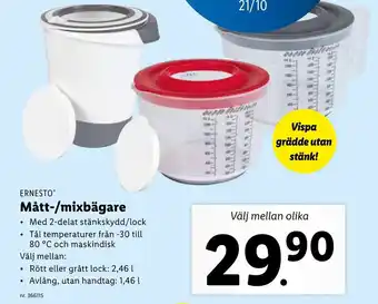Lidl Ernesto Mått-/mixbägare erbjuda