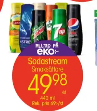 EKO Sodastream smaksättare erbjuda