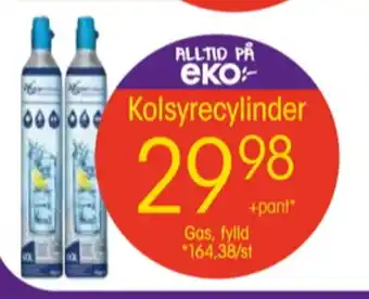 EKO Wassermaxx kolsyrepatron erbjuda