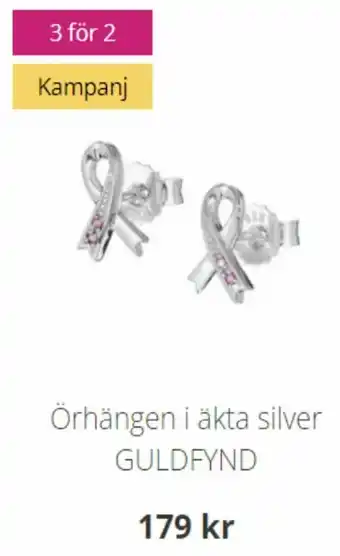 Guldfynd Guldfynd Örhängen i äkta silver erbjuda