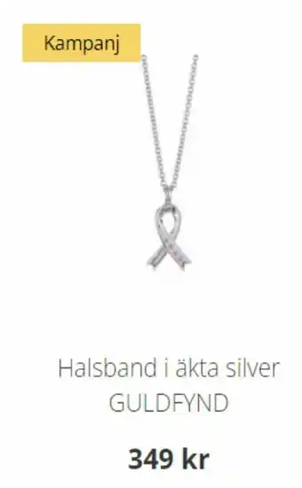 Guldfynd Guldfynd Halsband i äkta silver erbjuda