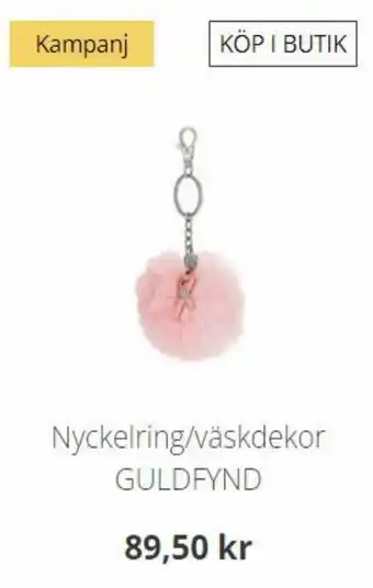 Guldfynd Nyckelring/väskdekor